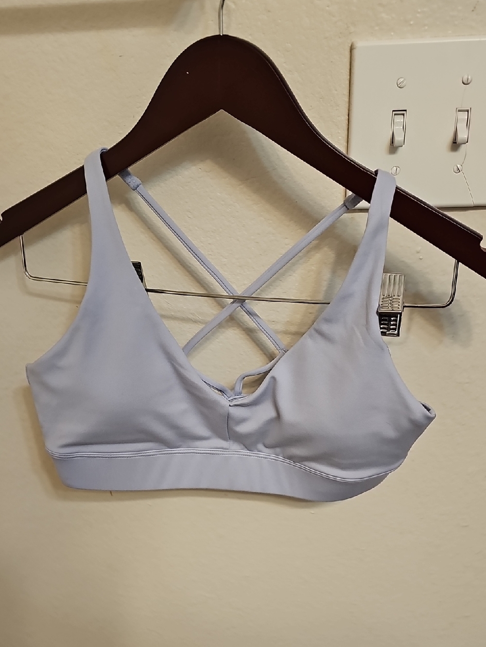 CSB Light Lavender Crisscross Bralette